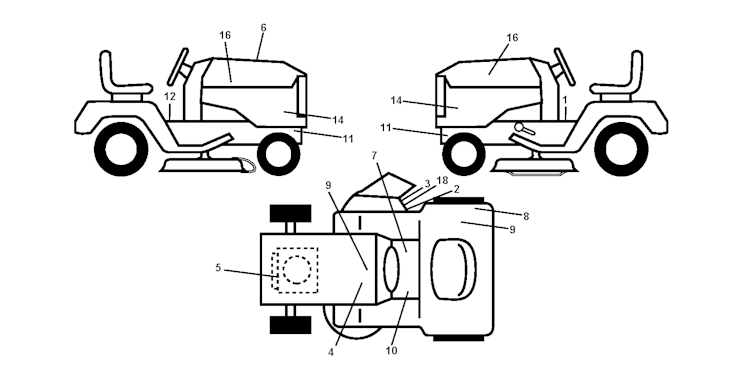 Husqvarna Gartentraktoren 96041006204 YTH2754 Twin