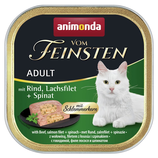 animonda Vom Feinsten Adult mit Schlemmerkern 100g Schale KatzennassfutterVorschaubild