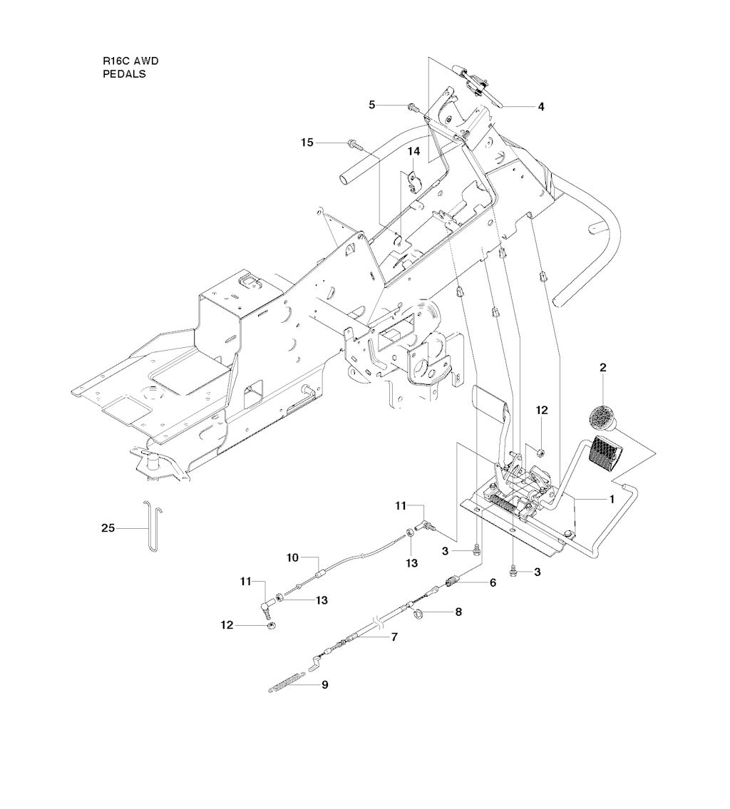 Explosionszeichnung Ersatzteile