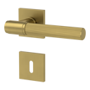 Vorschaubild Griffwerk VAYA 136 ARIS fast2fix Fast2Fix Rosetten eckig Buntbart Gold matt