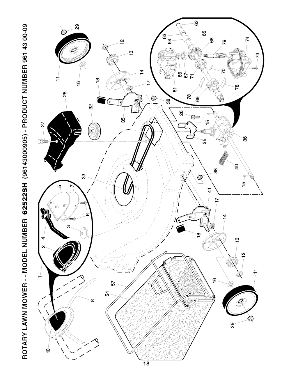 Explosionszeichnung Ersatzteile