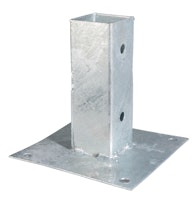 Alberts® Aufschraubhülse 150mm für verschiedene Pfostenstärken