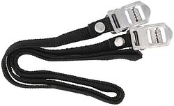 CONTEC Pedalriemen Nylon Strap schwarz