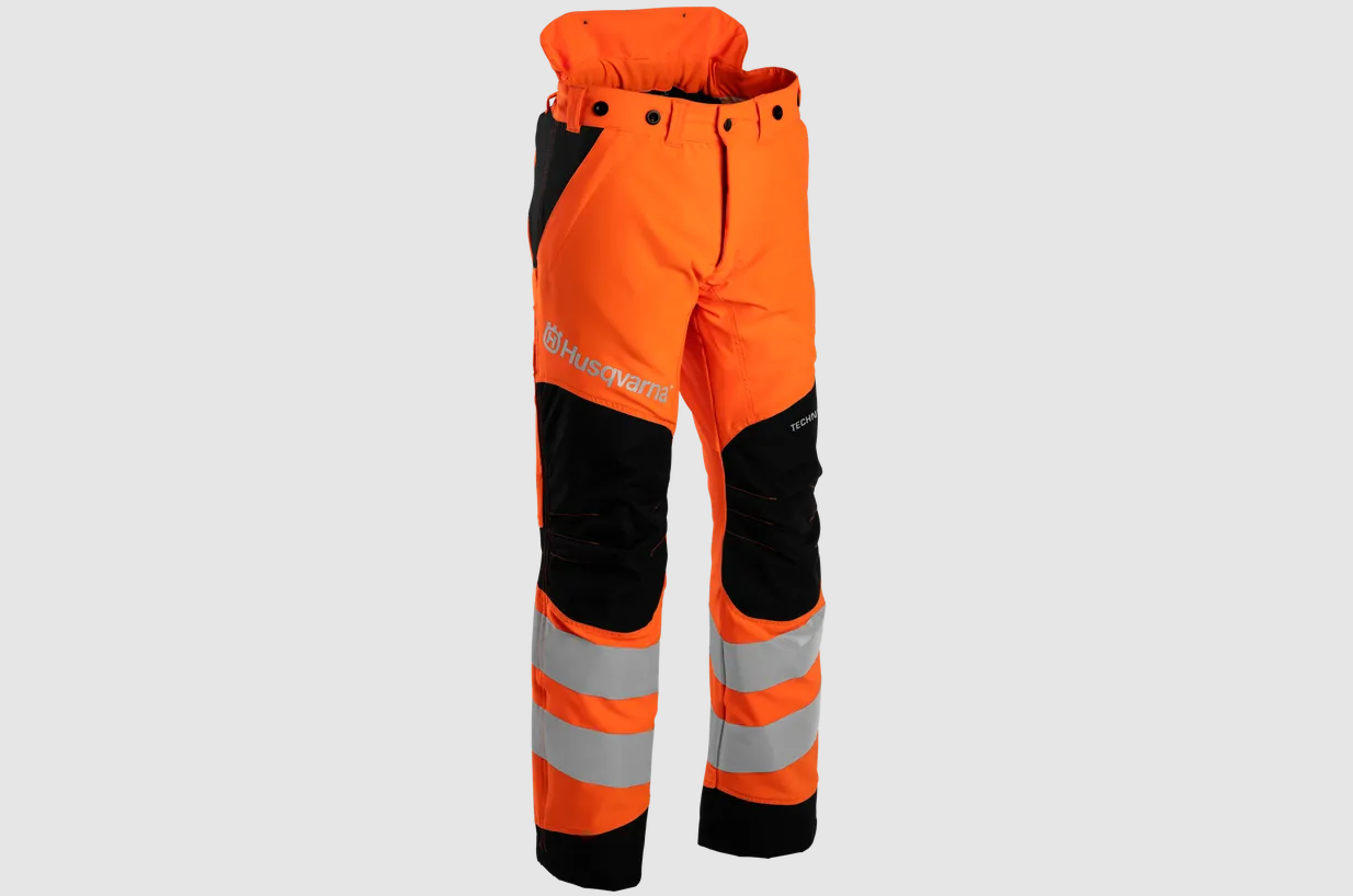 Husqvarna Schnittschutzhose Technical - High Viz - Klasse 1 20 m/s S