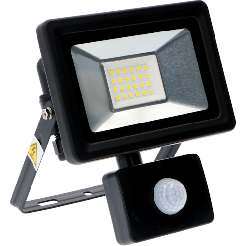 Shada  LED Flutlichtstrahler 20W 4000K mit Bewegungssensor