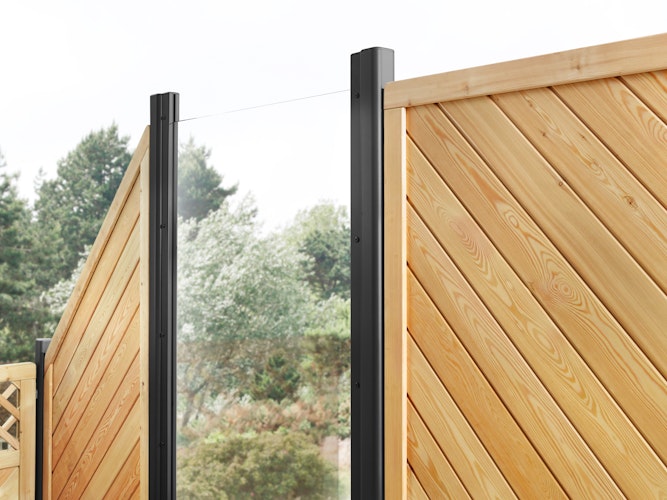 TraumGarten System Glas KLAR 900 x 1800 mm