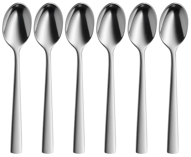 WMF Espressolöffel-Set 6 Stück Corvo Cromargan protect®