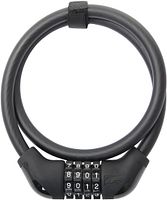 CONTEC Zahlen-Kabelschloss PowerLoc 85 cm schwarz Ø 12 mm, Sicherheitsstufe: 5