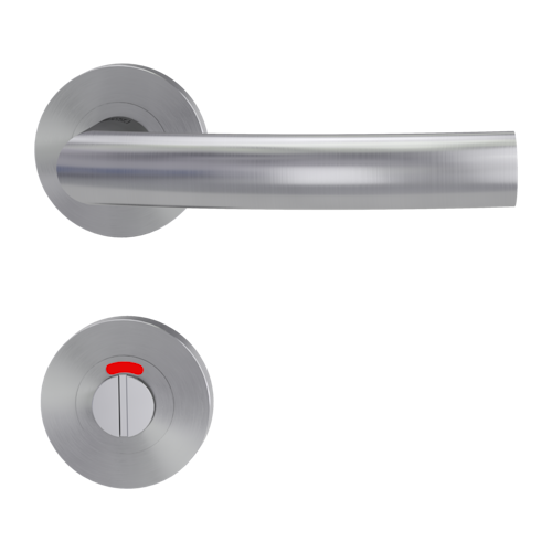 Griffwerk Türgriff LORITA PROFESSIONAL Schraubrosette- Edelstahl matt