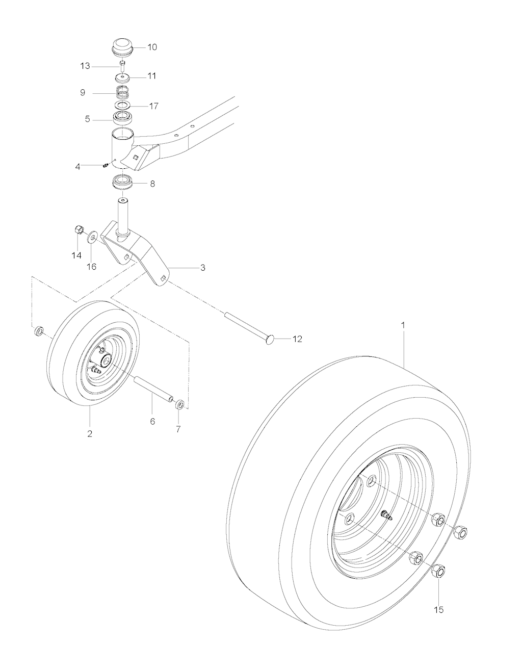 Explosionszeichnung Ersatzteile