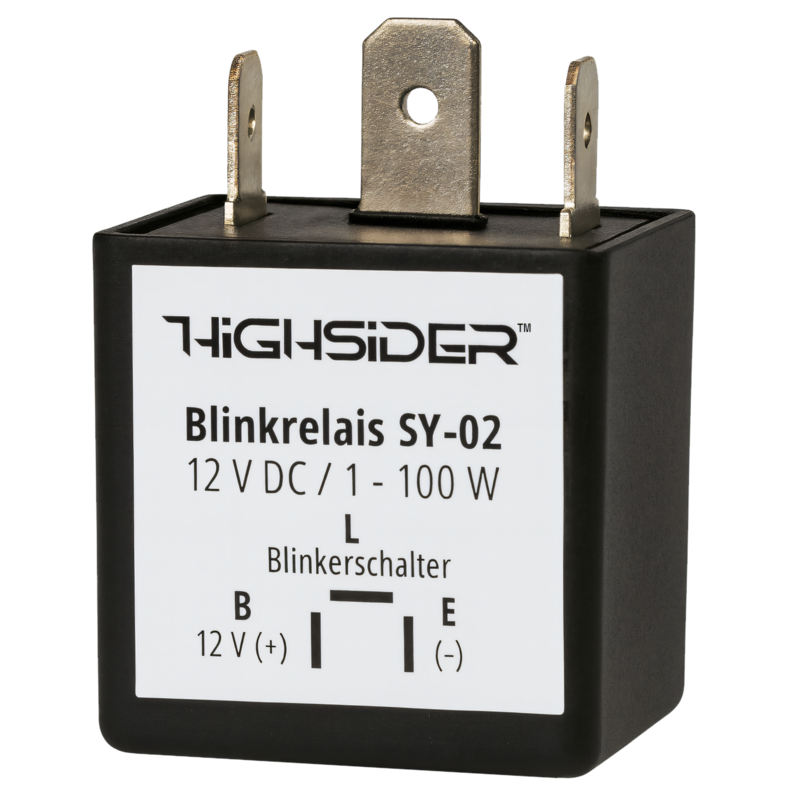 HIGHSIDER smart SY-02 Blinkrelais 3-polig, 12 VDC, 1-100 Watt