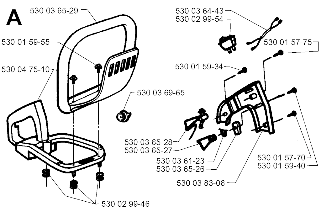 Explosionszeichnung Ersatzteile