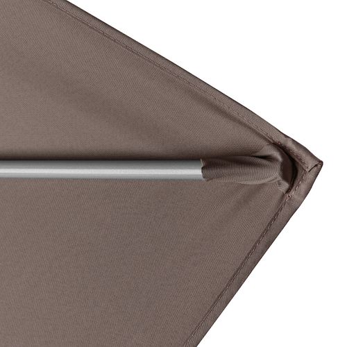doppler Mittelmastschirm ACTIVE 300 x 200 Auto-Tilt, Aluminium Silber / Polyester 180 g/m²
