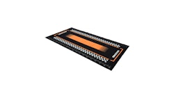 Oxford Werkstattmatte Pitlane orange, Werkstattmatte "L" 5 mm hochfloriger Teppich