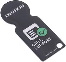 CONTEC Schlüsselanhänger Cart.Support schwarz