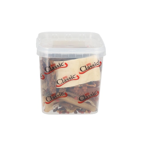 Classic Dog Snack Buntes Kauvergnügen 1,8Kg im Eimer