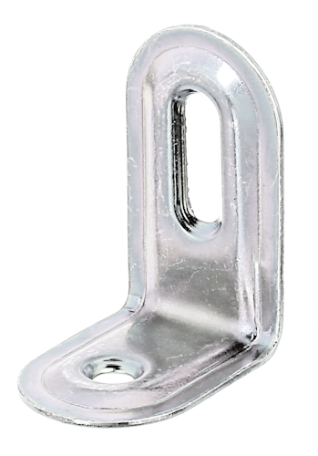 Alberts® Verstellwinkel, geprägt, mit Langloch, galvanisch verzinkt dickschichtpassiviert, TxHxB 28x40x22 mm 332785