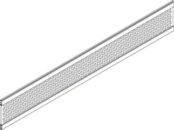 OSMO ALU Dekor Ovale 19x277, 184cm Alu Anthrazit