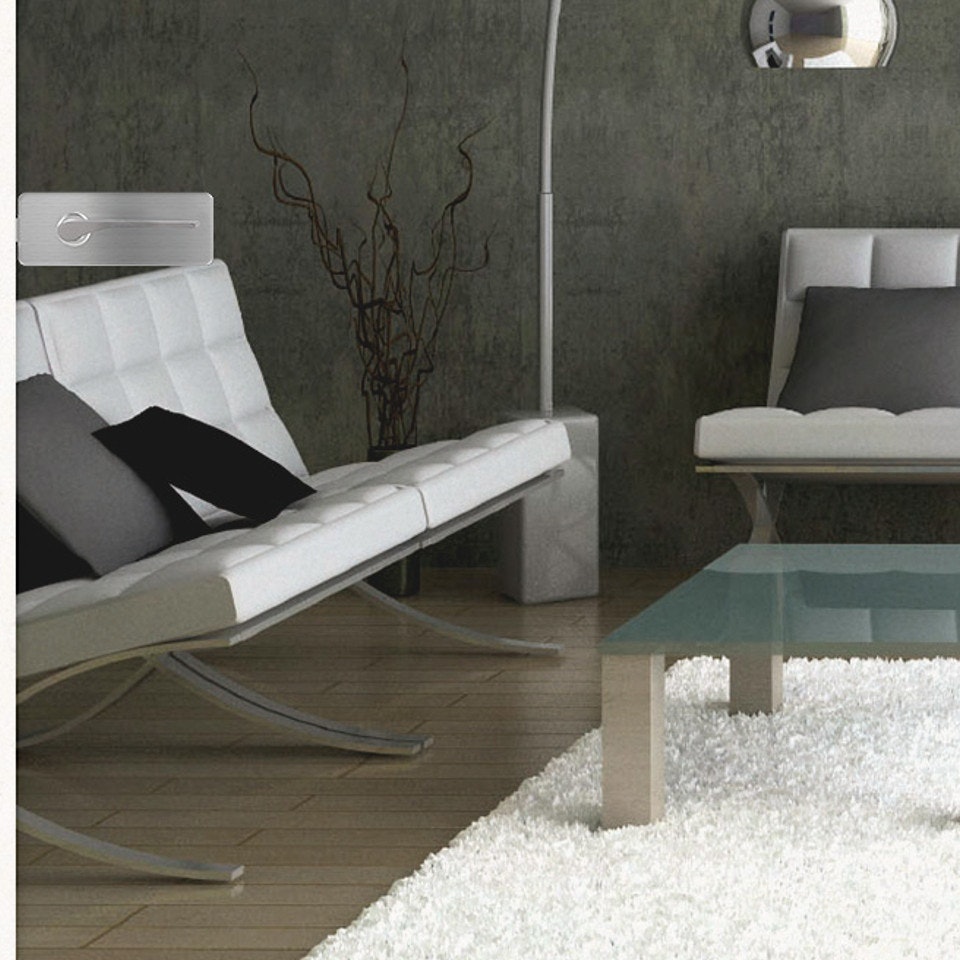 GRIFFWERK Ganzglasschiebetüre CLARITY-510 PURE WHITE ESG