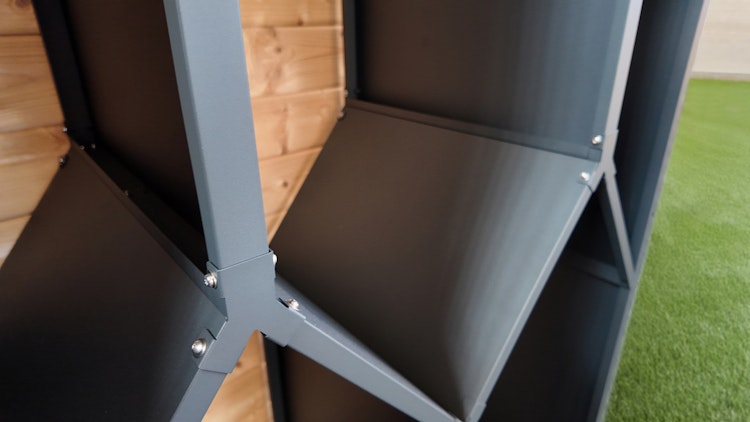 Weka Metall Brennholzregal