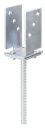 Vorschaubild Alberts® U-Pfostenträger galvanisch verzinkt dickschichtpassiviert. 5x71-131x200 mm