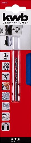 kwb HSS Spiralbo DIN338  3,3 mm SB 209633