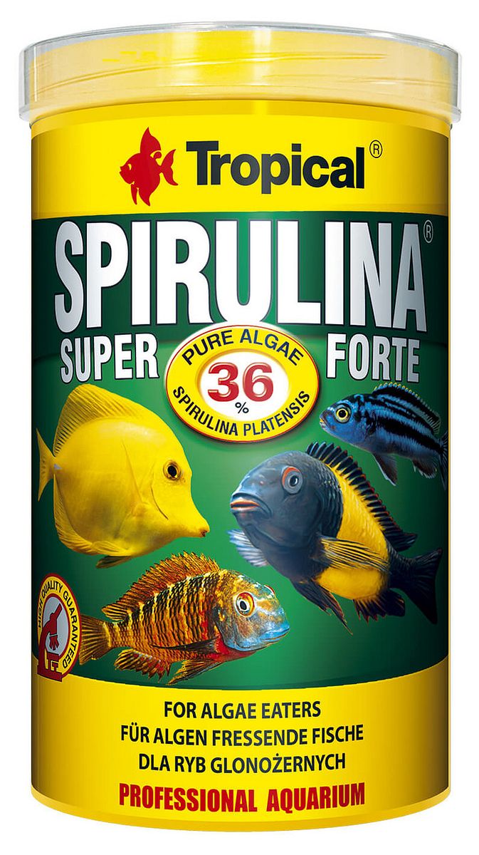 Tropical Super Spirulina Forte 36% Fischfutter 1 Liter