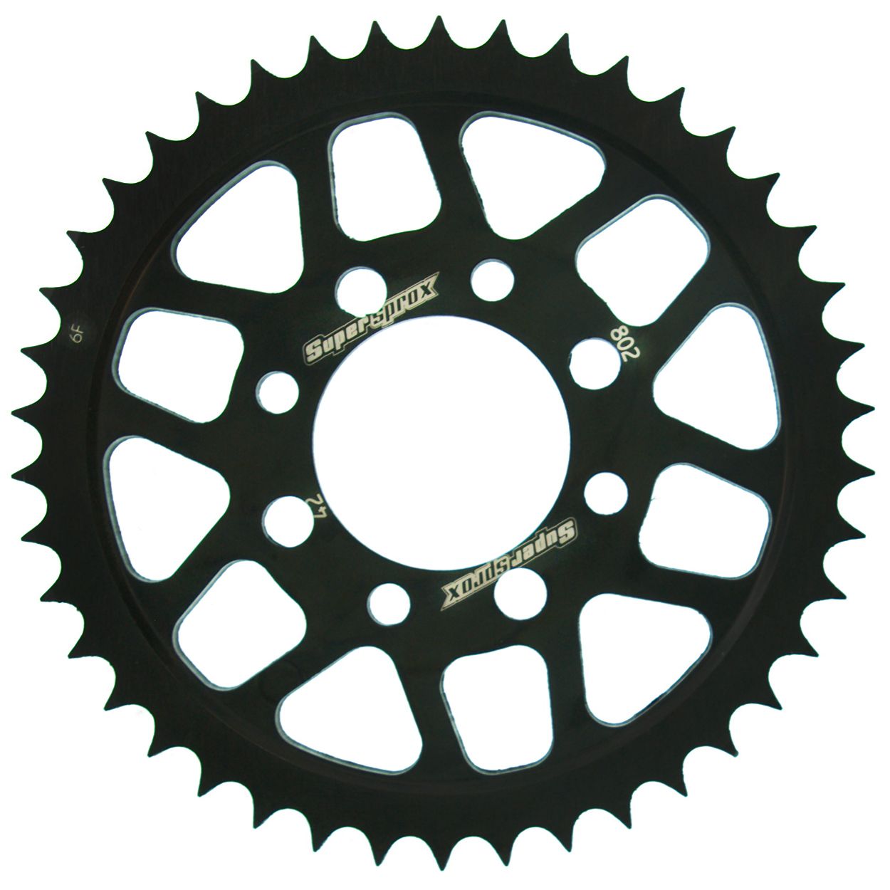 Supersprox Stahl-Kettenrad 428 42Z (Schwarz)