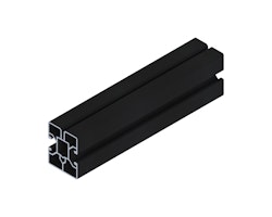 Handmuster OSMO Unterkonstruktion Aluminium 40 x 50 mm schwarz