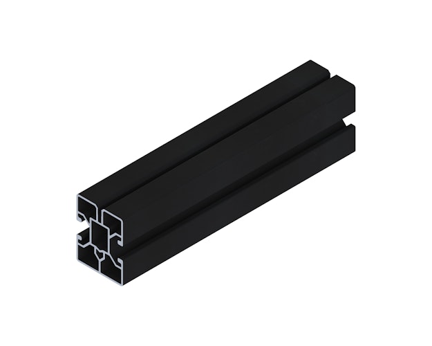 Handmuster OSMO Unterkonstruktion Aluminium 40 x 50 mm schwarz