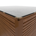Fiberdeck WEO F-Profil Alu 65 x 80 x 3000 mm