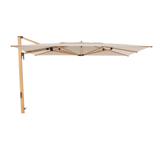 doppler Pendelschirm ALU WOOD 400 x 300 LED, Aluminium Esche-Optik / 100 % Polyester 180 g/m²