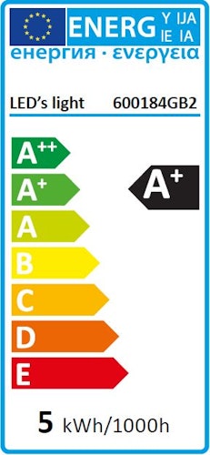 Shada  LED Glühlampe Birne 2-St.-Verpackung G45 E14 5W 470LM 2700K nicht dimmbar 150°