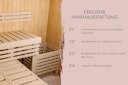 Vorschaubild Karibu Sauna Avari 4 Superior mit Fronteinstieg 68 mm