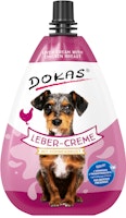 DOKAS Leber-Creme mit Hühnerbrust Hundesnack