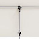 Vorschaubild doppler Balkonblende ACTIVE 180 x 130, Stahl Silber / Polyester 180 g/m²