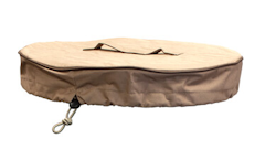 Gardenforma Ersatz-Wetterschutzhaube für Gasbrenner, aus Kanevas Textil, passend für Feuerstelle: Katla