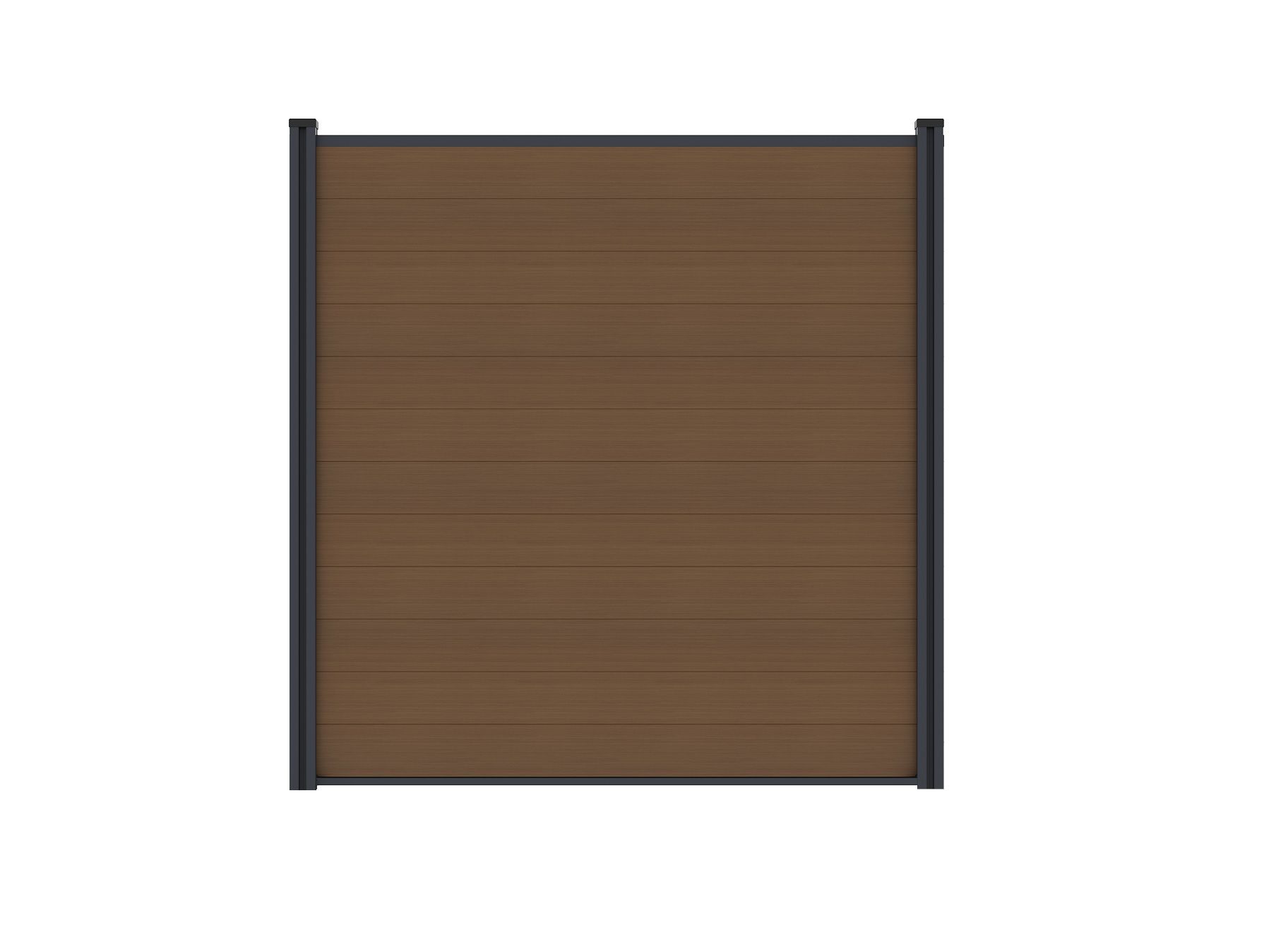T&J MAX WPC Steckzaunset 175 x 168 cm