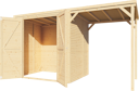 Bertilo Gerätehaus Box 2 Plus - 18 mm