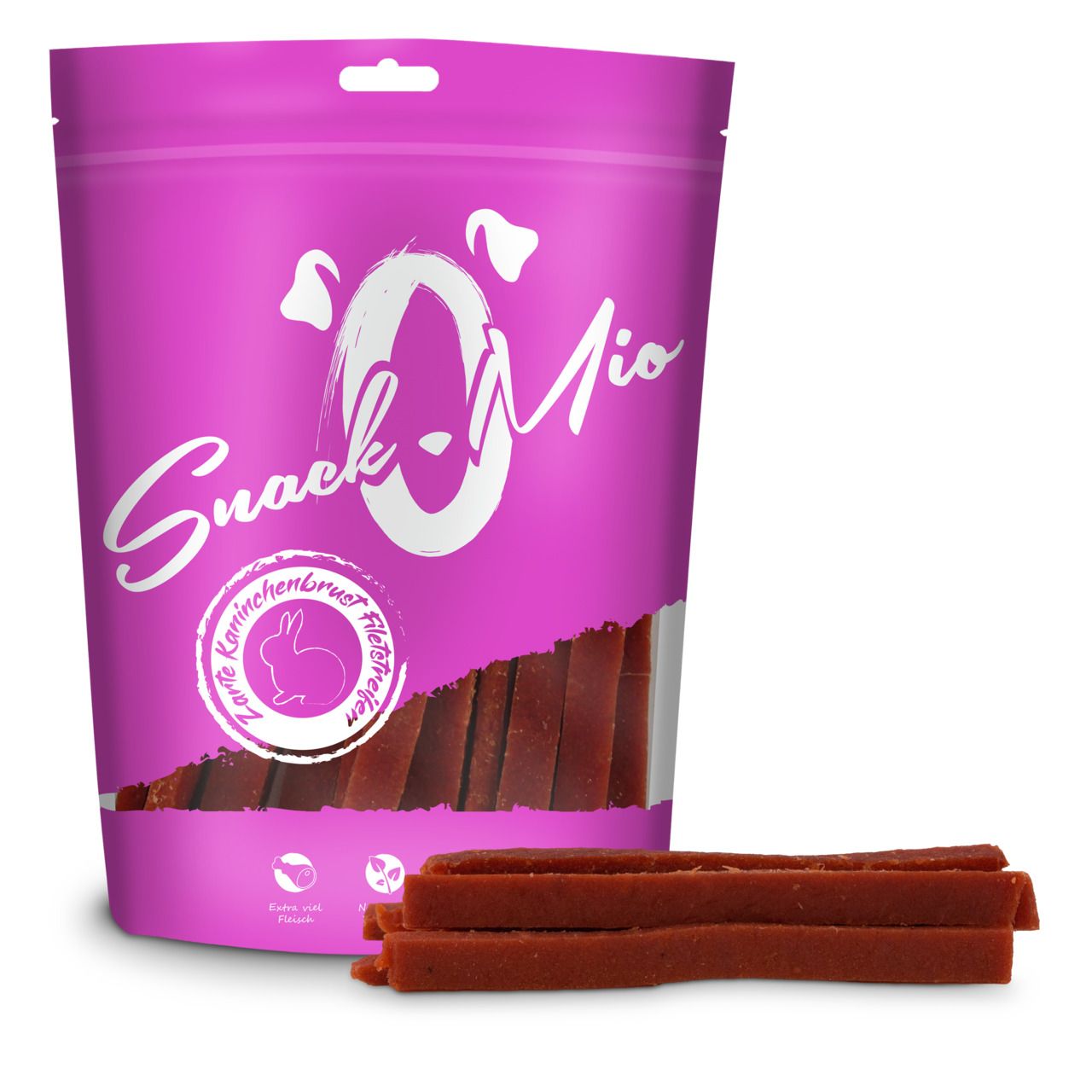 SnackOMio Filetstreifen 70 Gramm Hundesnack