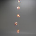 Vorschaubild Konstsmide Weihnachtsbeleuchtung Dekolichterkette Diamanten 10 warmweiße LEDs in Kristalloptik, batteriebetrieben