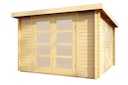 Vorschaubild Wolff Finnhaus Blockbohlenhaus Pia 3030 - 34 mm
