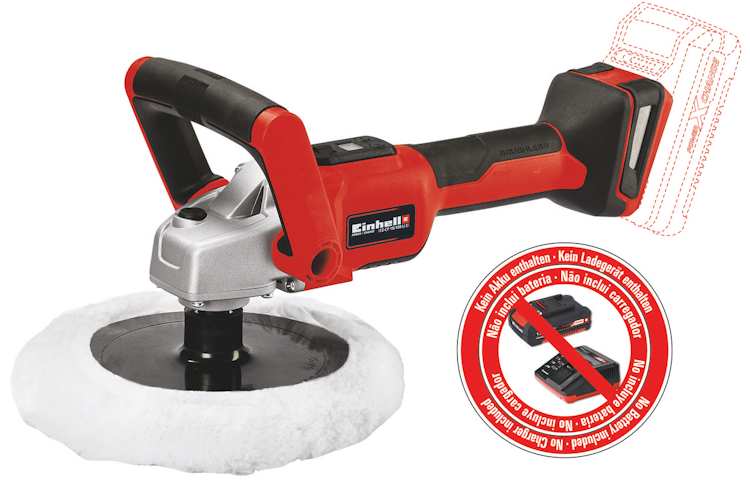 Einhell Akku-Polier- / Schleifmaschine CE-CP 18/180 Li E-Solo 2093320