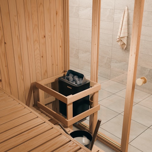 Bertilo Sauna Model 3 Large white - 58 mm
