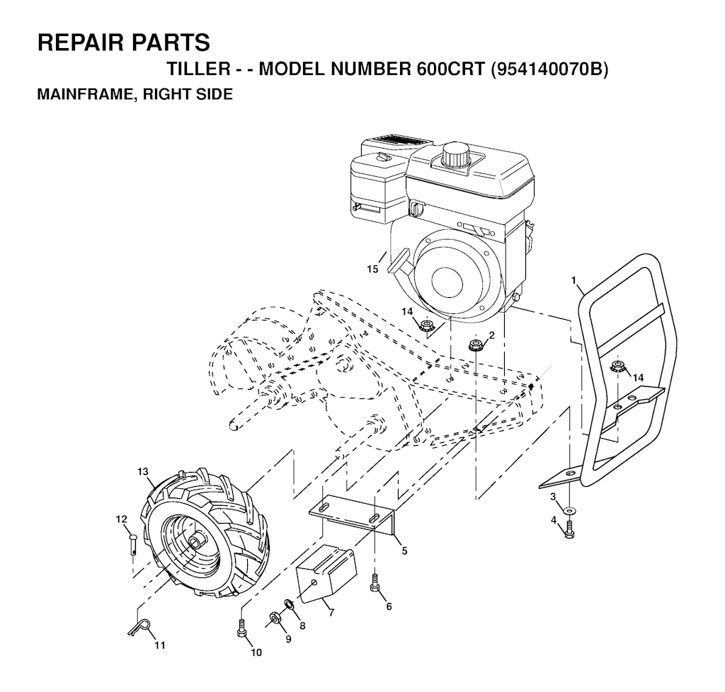 Explosionszeichnung Ersatzteile