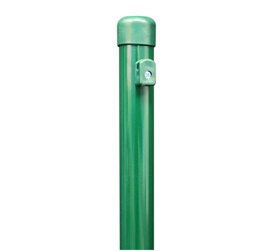 Alberts® Zaunpf.,sendzimirver.grün Kst.b.,L2000mm,Pfostenst.⌀34mm,Geflechth.1500mm 615260