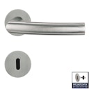 Vorschaubild Griffwerk Türgriff LORITA PIATTA S - Edelstahl matt