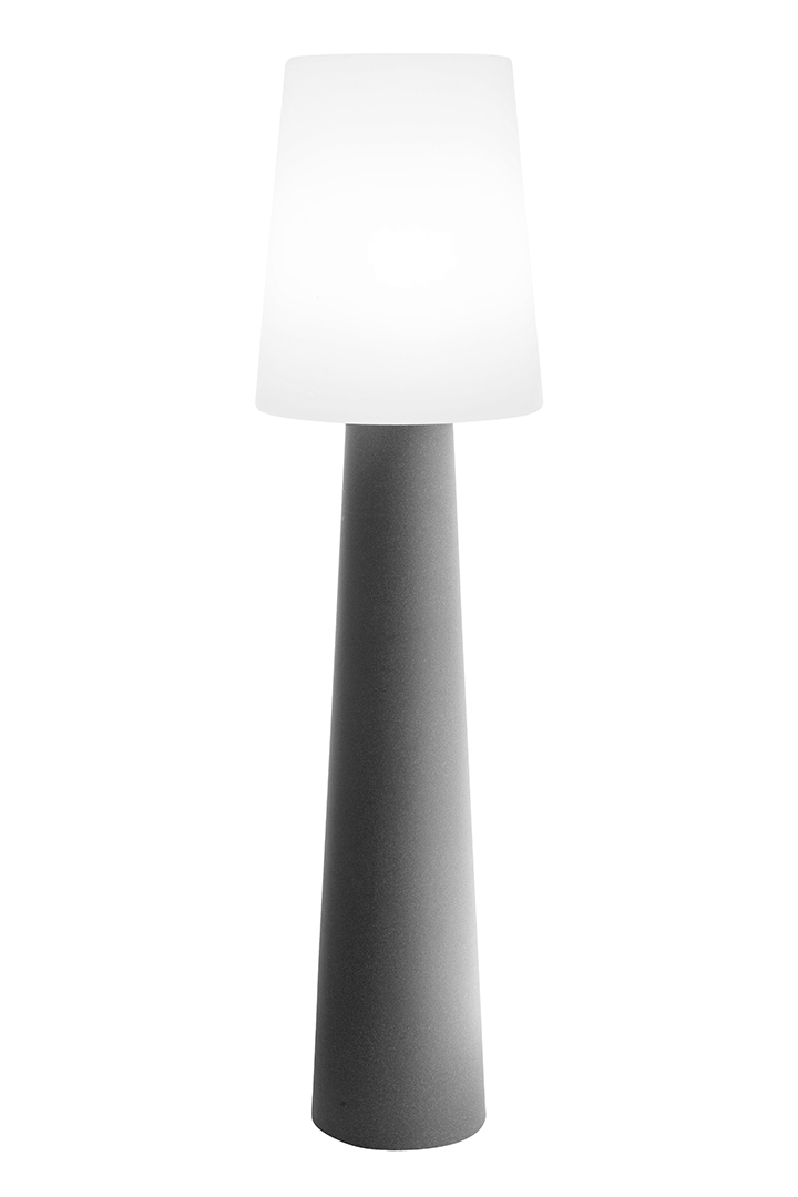 8 seasons design LED-Stehleuchte No. 1, 160 cm, grau (WW)