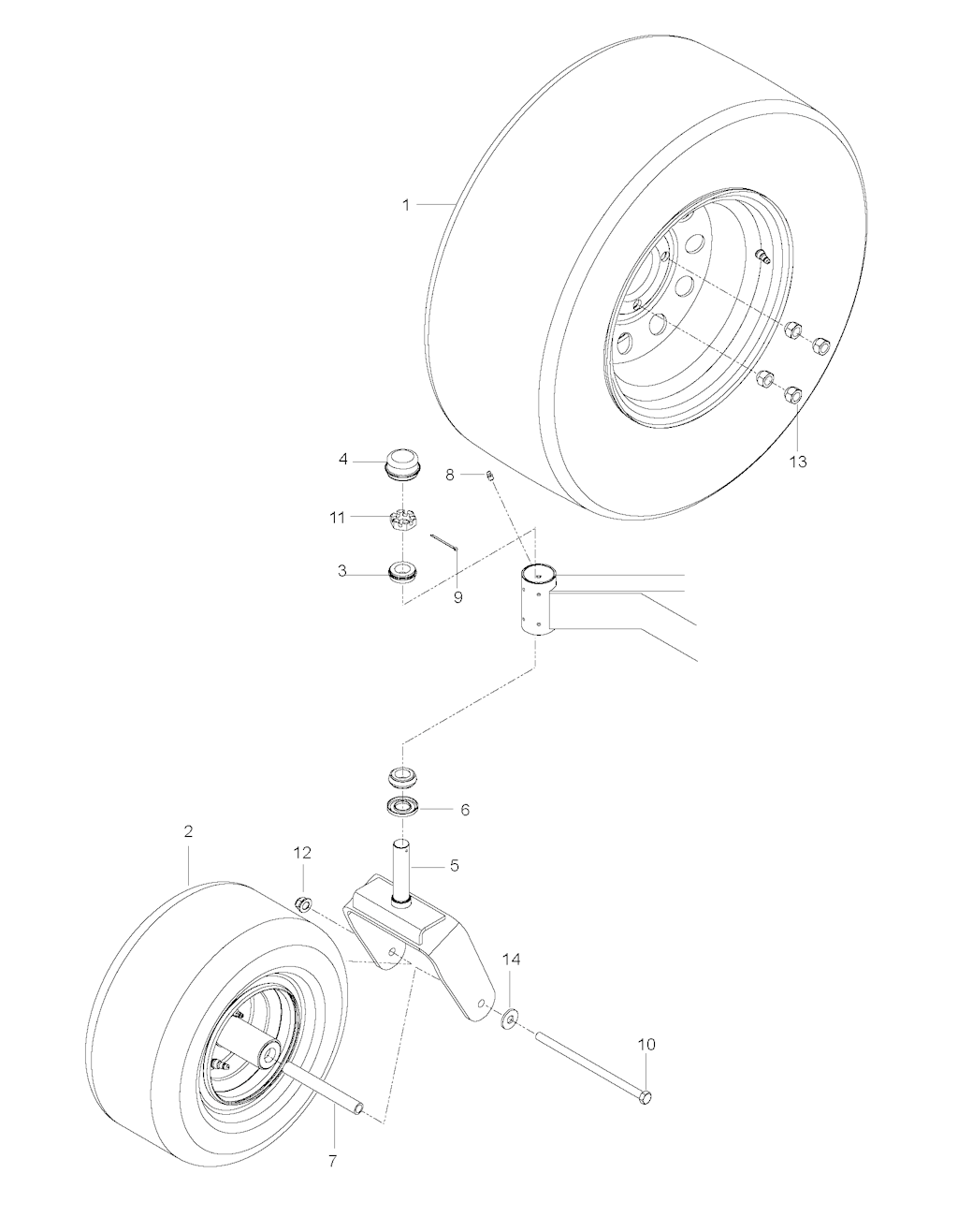 Explosionszeichnung Ersatzteile