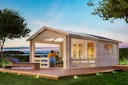 Vorschaubild Skan Holz 45 mm Gartenhaus Holmestrand/Terrassenhaus 45